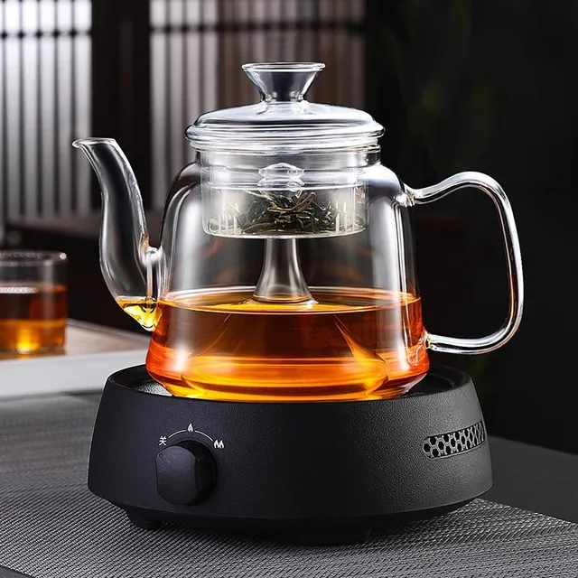 HHeat Resistant Glass Teapot 2