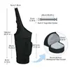 Yoga Bag For Mat Nylon Black Comfortable Yoga Mat Carrier Adjustable Shoulder Strap Large Capacity Storage Pouch For Yoga Mats 6