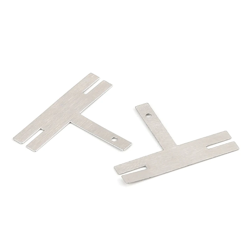 Nickel Strip 100 Piece for T Shaped Nickel Sheets Plates Nickel Plated Steel Belt Strip Spot Welding Connector 4