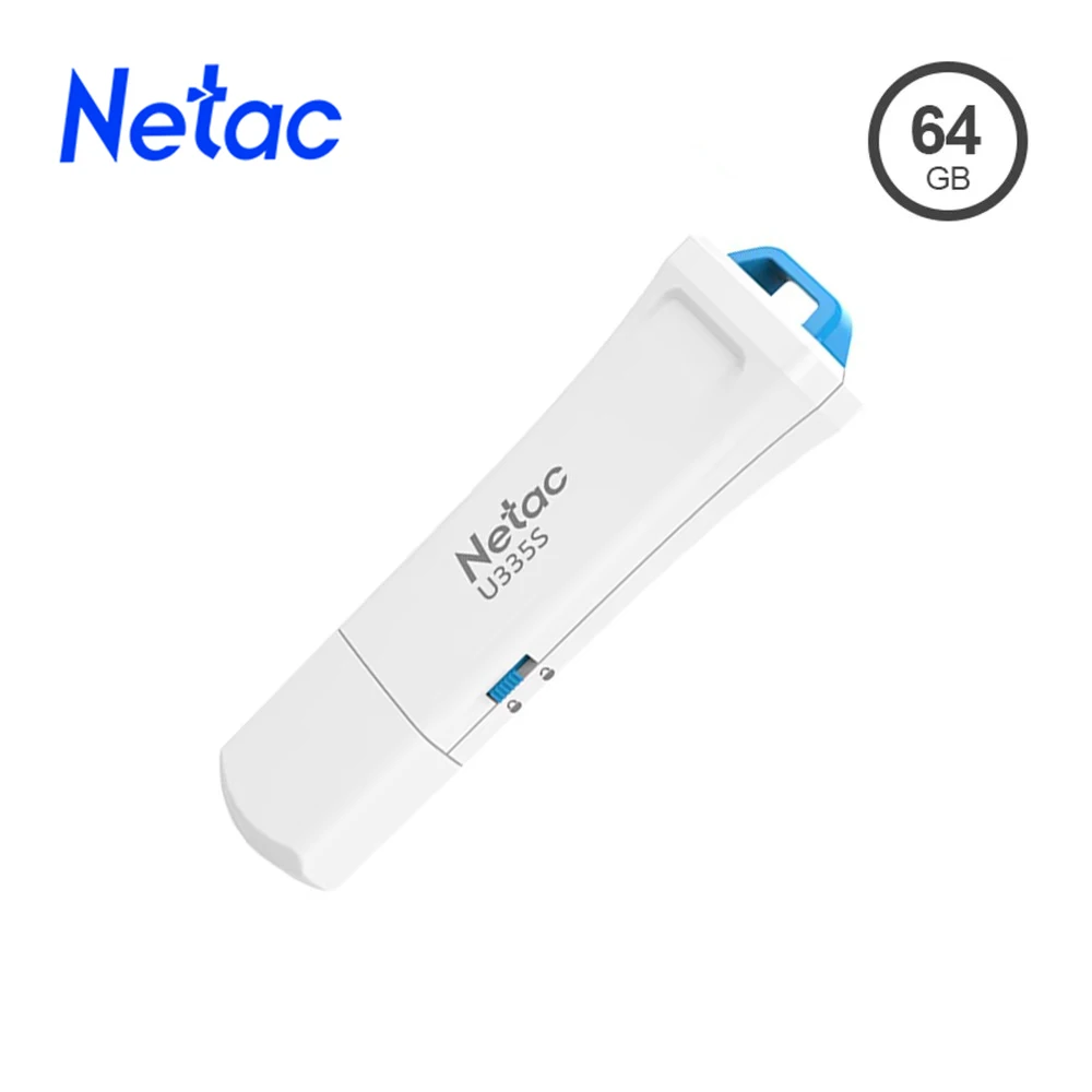 Netac Original USB 3.0 Pen Drive Write Protect U-Disk 64GB USB Flash Drive 90MB/s for Phone TV Notebook Memory OnlyDisk U335S usb flash drive flash drive