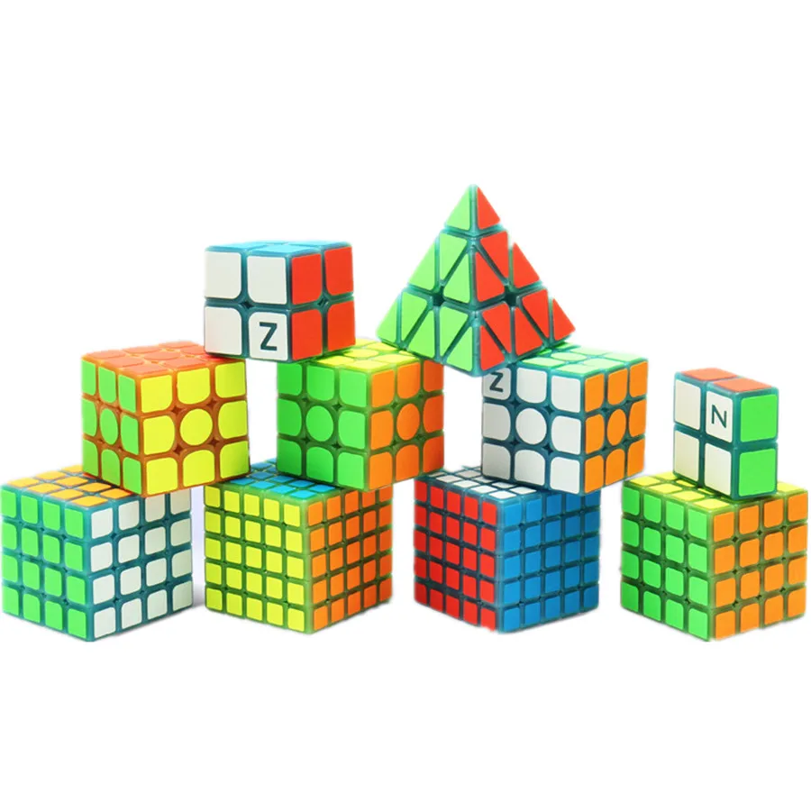 

ZUBE Fluorescence Magic Cube 1x2x2 2x2 3x3 4x4 5x5 Glow At Night Professional Puzzle Toys For Children Kids Gift Toy Cubo Magico