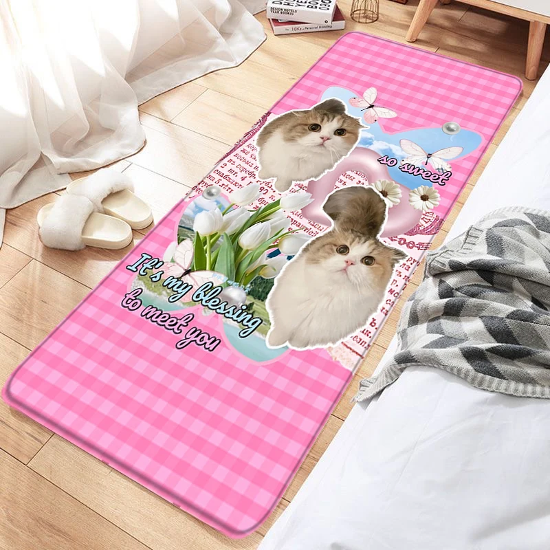 

Hallway Foot Rugs Kawaii Animals Dog Floor Mat Living Room Carpet Doormats Pet Rug Bathroom Mat Kitchen Home Decor Birthday Gift