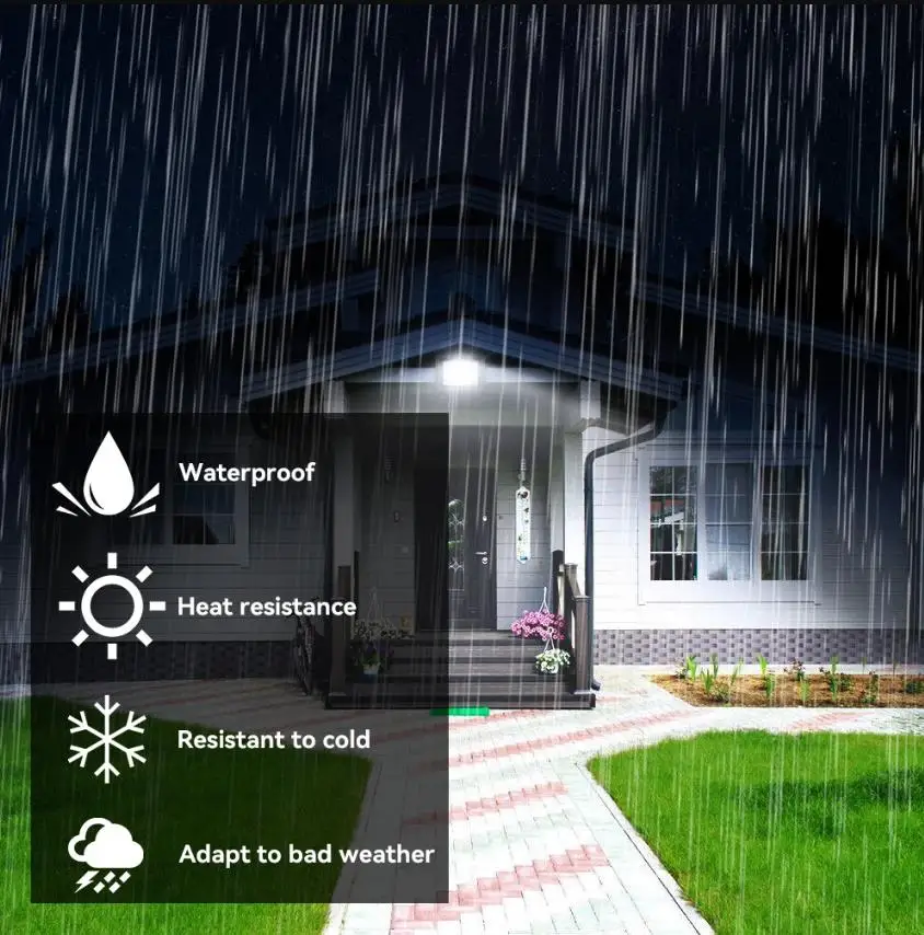 LED PIR Motion Sensor Floodlight Outdoor Wall Light 100W 50W 30W 20W 10W IP66 Waterproof LED Spotlight Garden