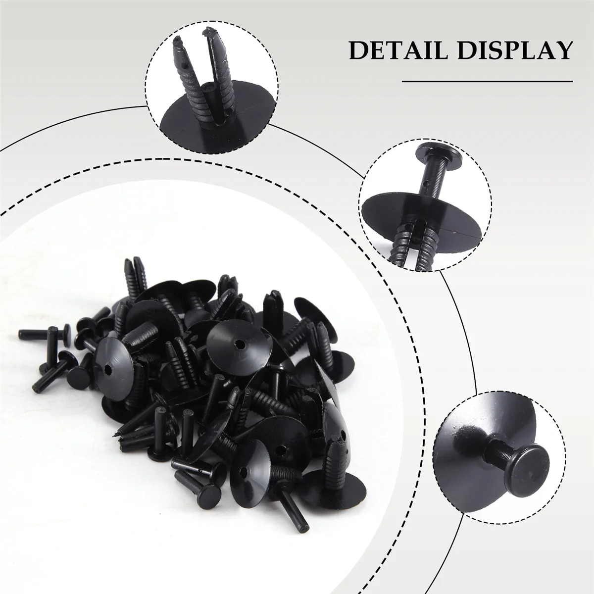 Plastic Bumper Mounting Rivet for BMW E30 E36 E46 E39 E38 30pcs car bumper mounting rivet