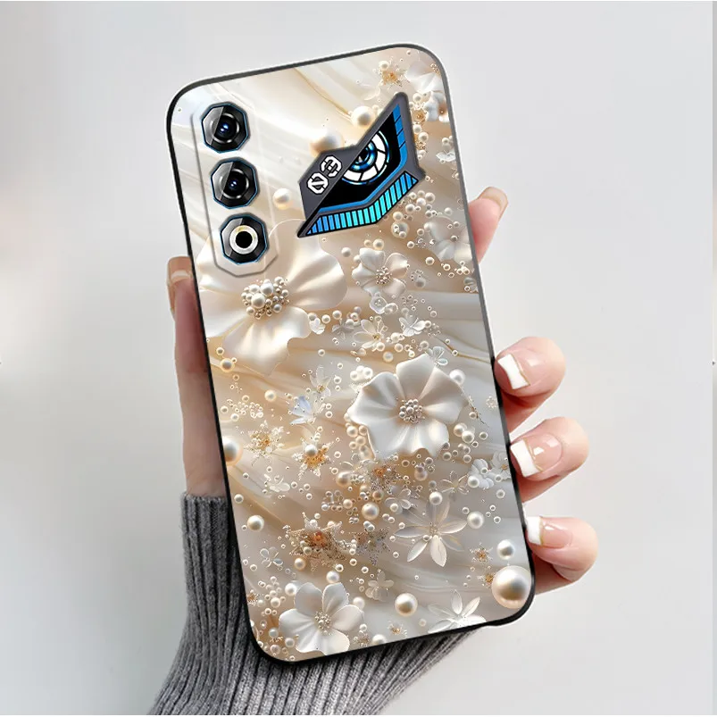 Butterfly Flower Shockproof Silicone TPU Phone Case - Soft and Stylish Protective Back Cover