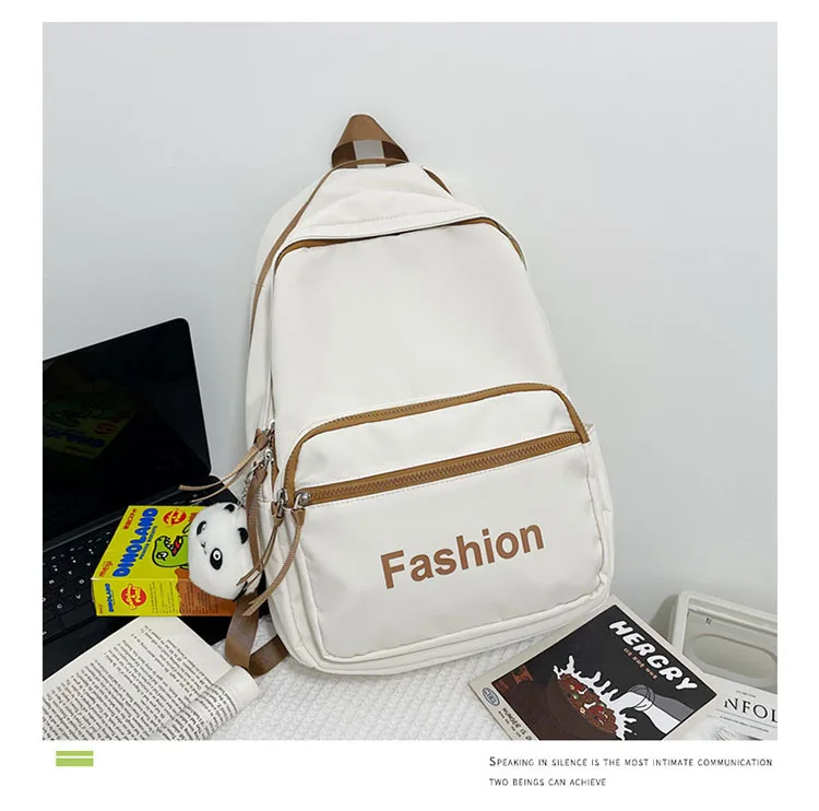 Solid Color College Schoolbag The Simple Girl Backpack High School Backpack Kids Bags Rugzak Kids Bag Plecak Mochila Escolar