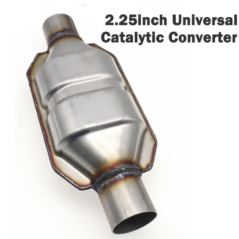 2.25inch Round Universal Catalytic Converter With 400 Cells Ceramic