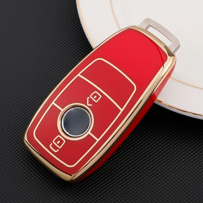 2 Button Remote Key Keyless Smart Key Tpu Car Key Case Cover for Mercedes Benz AMGG63 AMG 2022 2023 Brabus G80 G700 Car Keychain