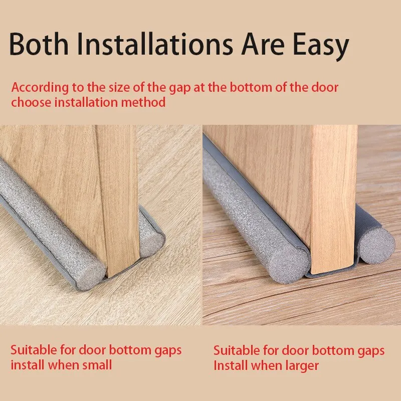 Door Seal Strip Sealing Strip Tape Rubber Seal Strip Rubber Door Weatherstripping Door Draft Stopper Door Weatherstripping Sealing Strip Door Bottom Seal Strip Wind Noise Reduction Stopper