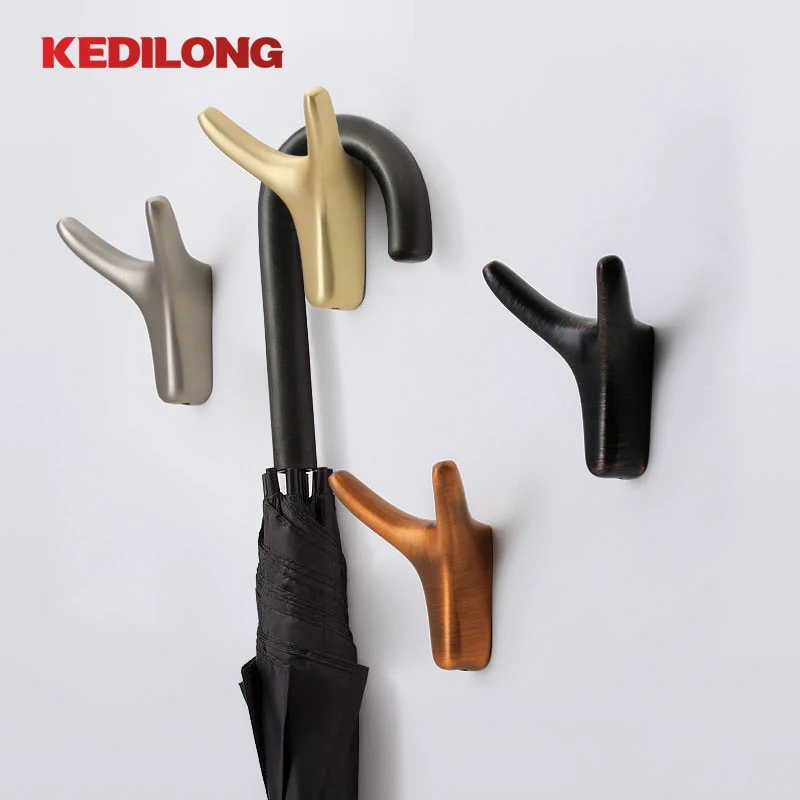 Furniture hardware European style horn hook bathroom wardrobe door wall hook