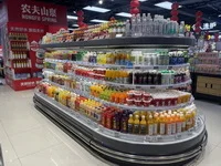 Multi Deck Supermarket Freezer Fridge Refrigerator Island Display Fresh Freezer - Image 2