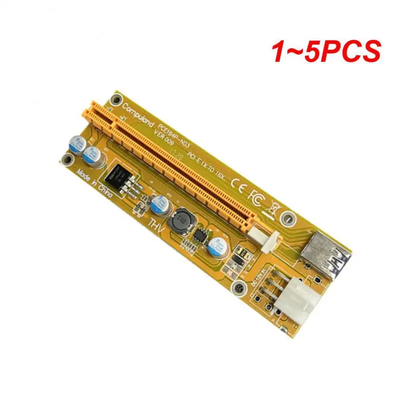 

1 ~ 5 шт. Переходник Usb 3. I- e карта адаптера 6pin 4x Fp твердые конденсаторы с 2 светодиодными фонариками высокая скорость мощная Бытовая электроника 1 слот