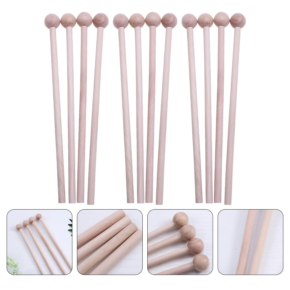 

Wooden Mallets Percussion Sticks Xylophone Glockenspiel Mallets Chime Bells Kids Musical Instruments Toys