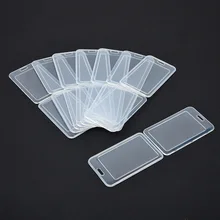 

20Pcs Waterproof Transparent Card Cover Student Bus Card Holder Case Business Credit Cards Bank ID Card Sleeve Protect