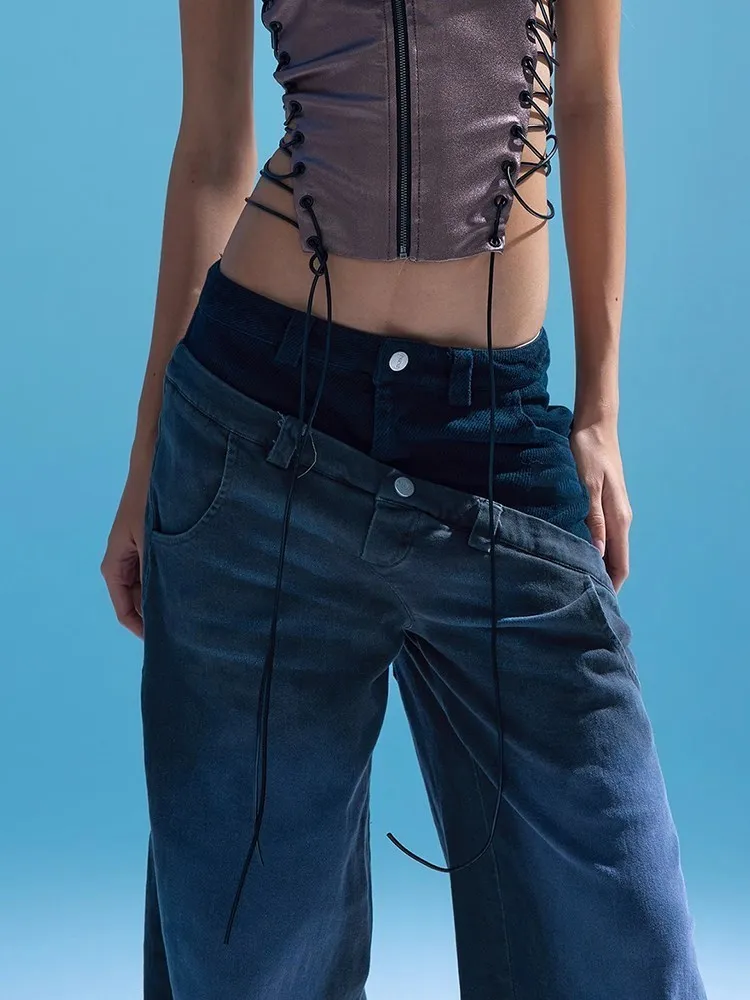 Рисунок 4 - Модные Цветные джинсы BPN для женщин с высокой талией