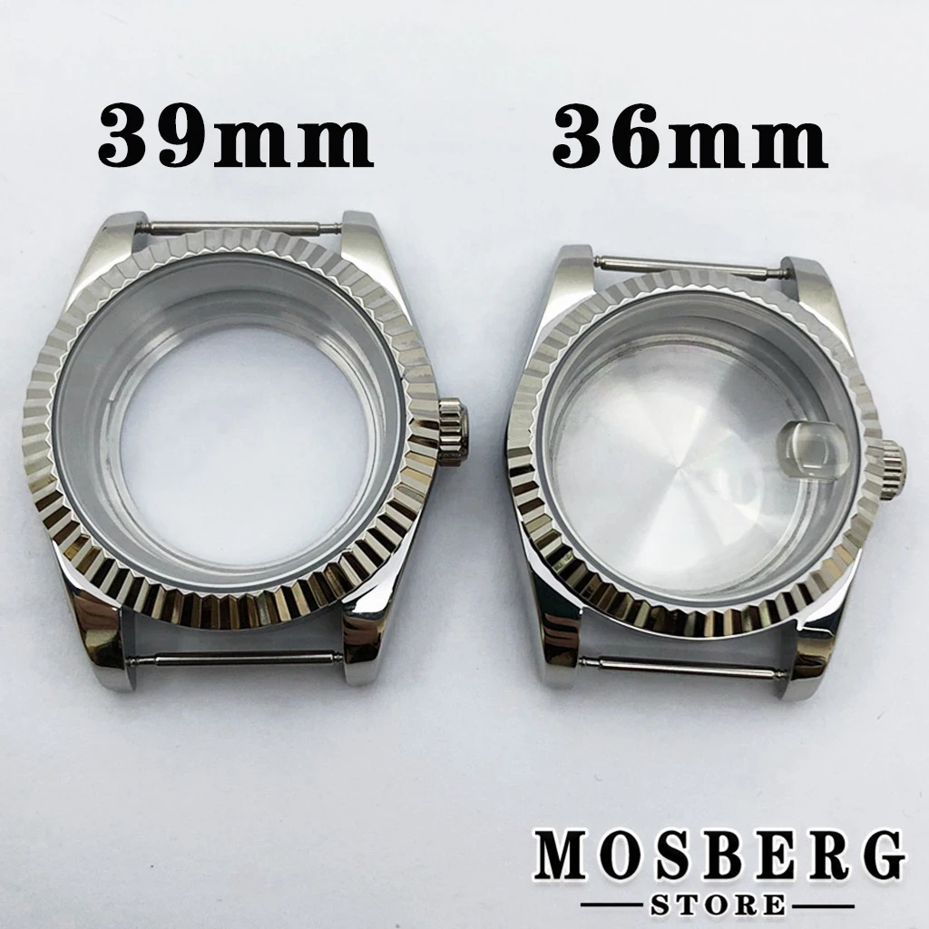 

Watch Case 39mm 36mm Stainless Steel Sapphire Glass For NH35 NH36 ETA2836 Miyota8215 8205 821A DG2813 3804 ETA2824 PT5000 ST2130