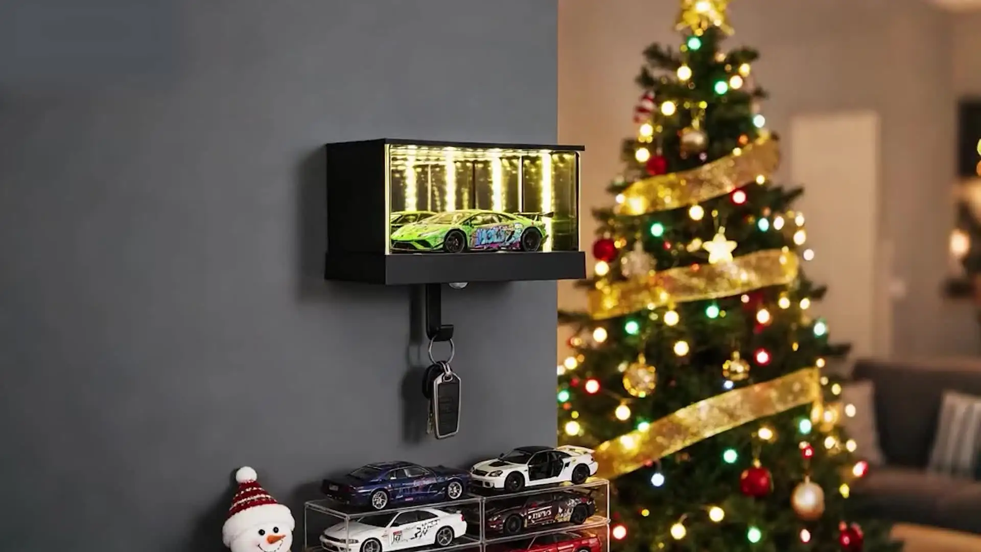 Car Garage Key Holder 3D Printed Wall Mount Car Key Holder With