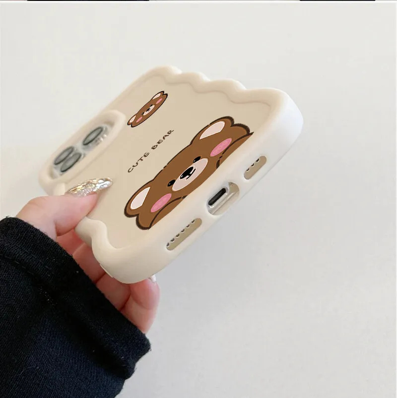 Soft Cute 3D Animal Eyes and Ears TPU Phone Case Cover