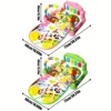 Baby Gym Play Mat with Music Pedal Piano Light Toy Rack Hanging Doll Educational Fitness Rack Toy Xmas Gift for Infants Toddlers 2