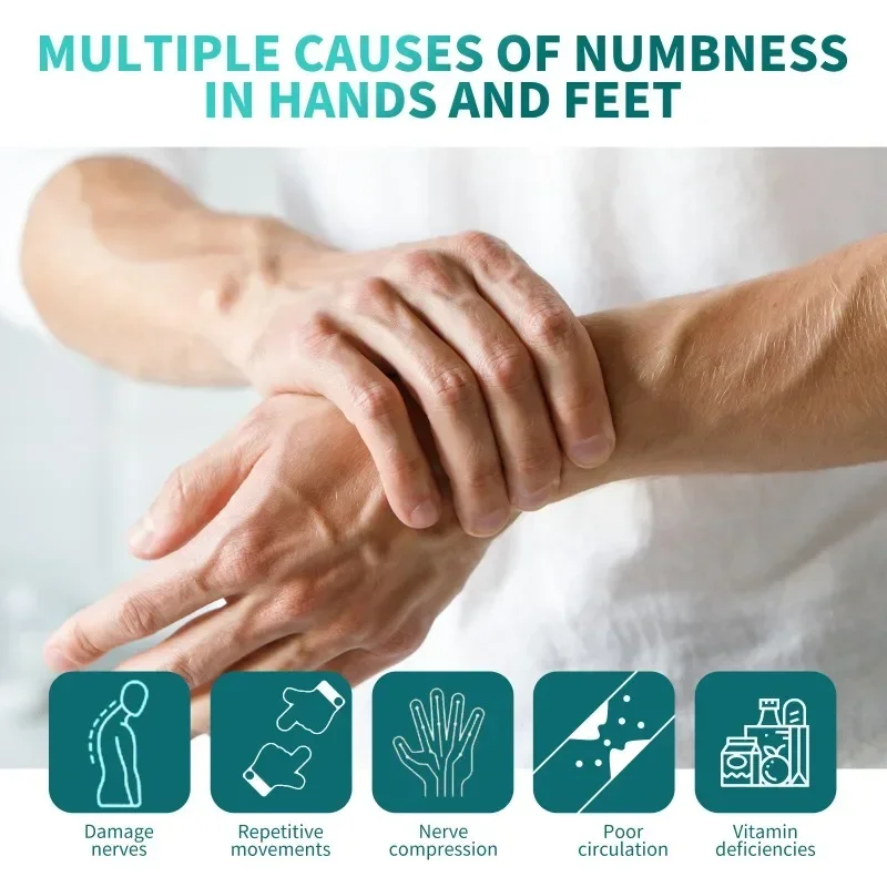 Hand Foot Numbness Health Cream Repair Joint Sore Swelling Relieve Cramp Muscle Strain Bone Ache Care Tratamiento De Relajaci&oacute;n pain analgesic cream