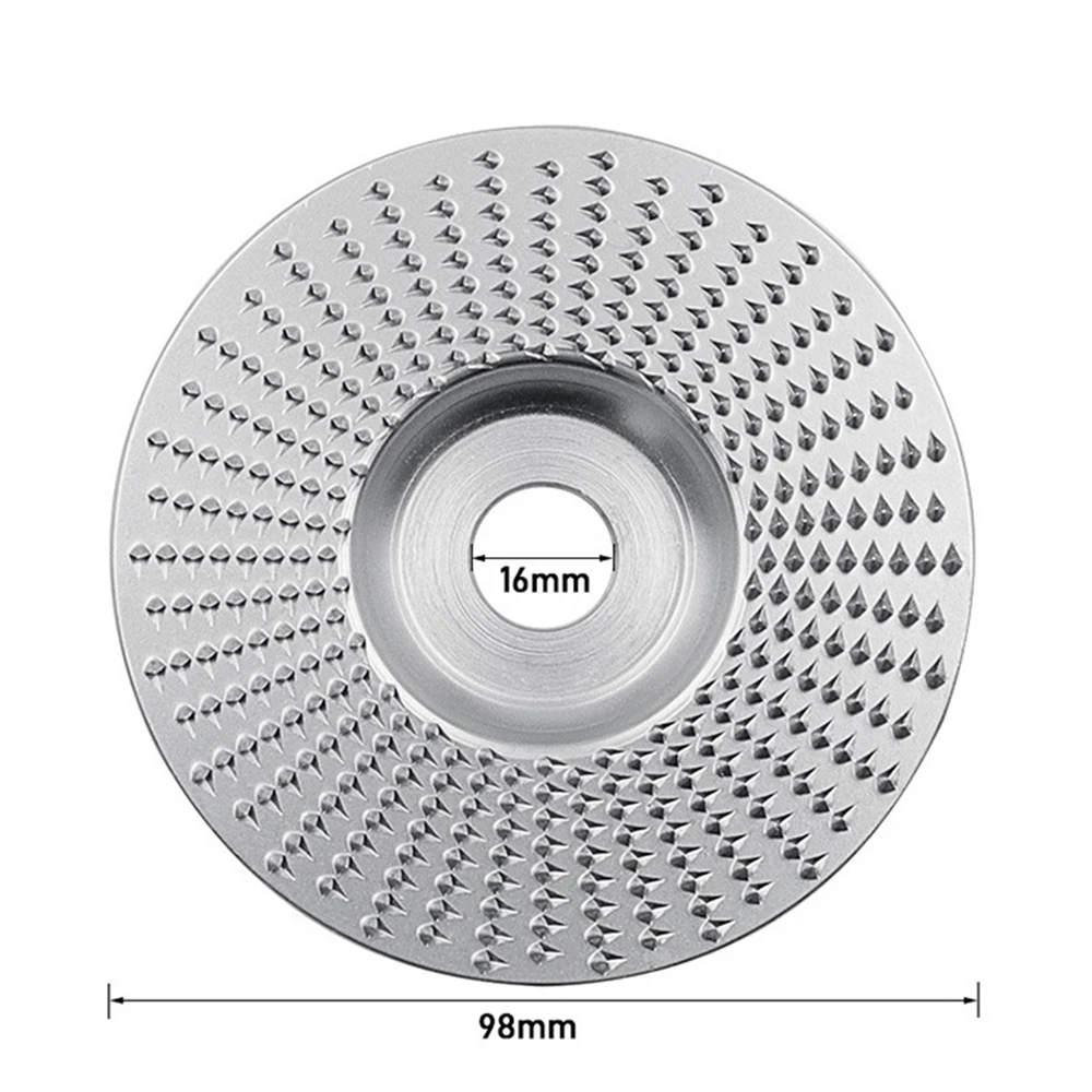 98 mm Angle Grinding Wheel Curved Polishing Disc Angle Grinder Shaped Spike Plate Tea Tray For Wood Trimming
