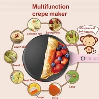 220V Electric Crepe Maker Pancake Machine Spring Roll Machine Home Non-Stick Electric Frying Pan Multi-functional Cooking Tools 2