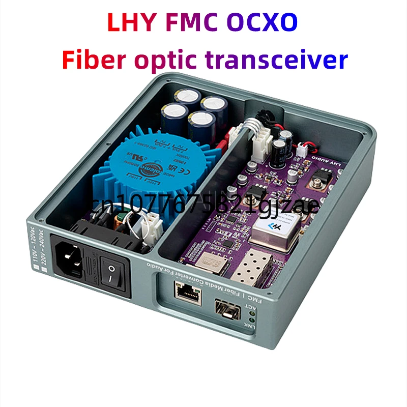 

LHY brand new FMC audio HIFI fever Ethernet network purifier fiber optic transceiver OCXO constant temperature crystal oscillato