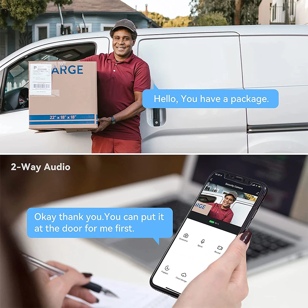 Tuya security-protection Wifi Video Peephole Doorbell Camera 4.3 Inch Eye Door bell HD Night PIR wireless doorbell for Smart Hom