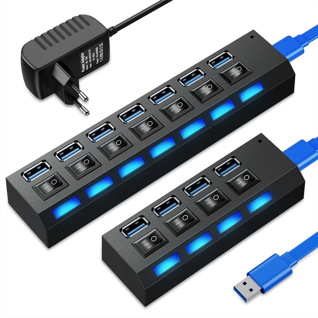 USB 허브 3 0 허브, Usb 분배기, 멀티 Usb 허브 3.0, 컴퓨터 액세서리