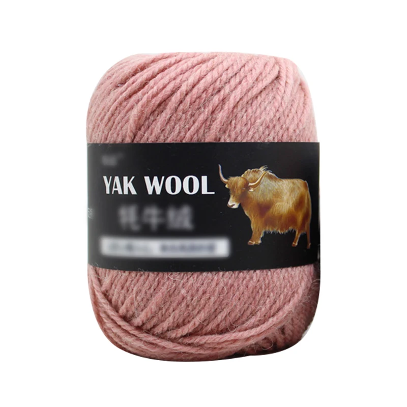 Knitting Wool Yarn Yak Wool 3-Strand for Sweater Coat Scarf Hat
