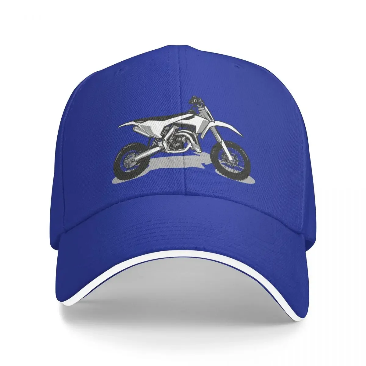 

Motocross // monochromatic grey and black and white motorcycles Baseball Cap Sunscreen Kids Hat Hat Ladies Men'S
