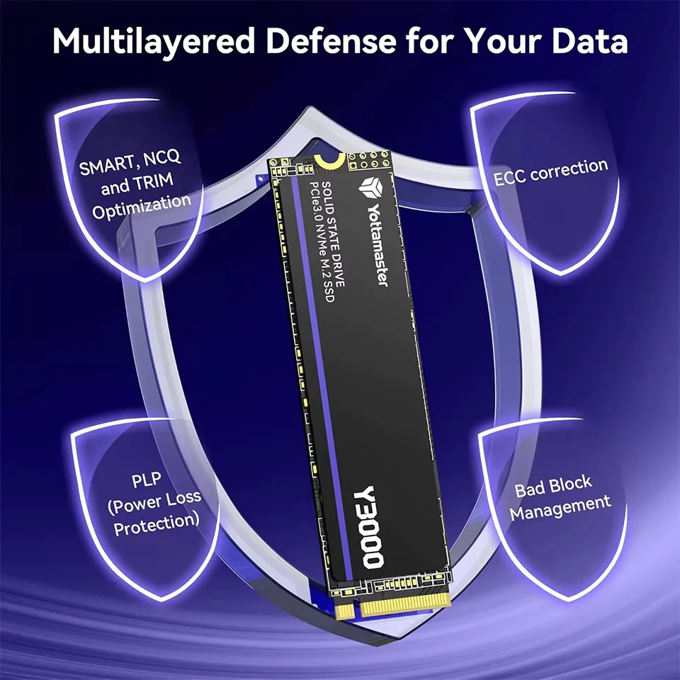 Yottamaster SSD NVMe Internal Solid State Drive Y3000 256GB