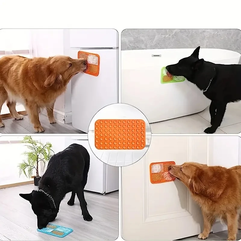 Pet supplies Silicone slow food licking pad Anxiety Relief Licking Mat for Dogs and Cats - Reduce Boredomand Promote Calmness