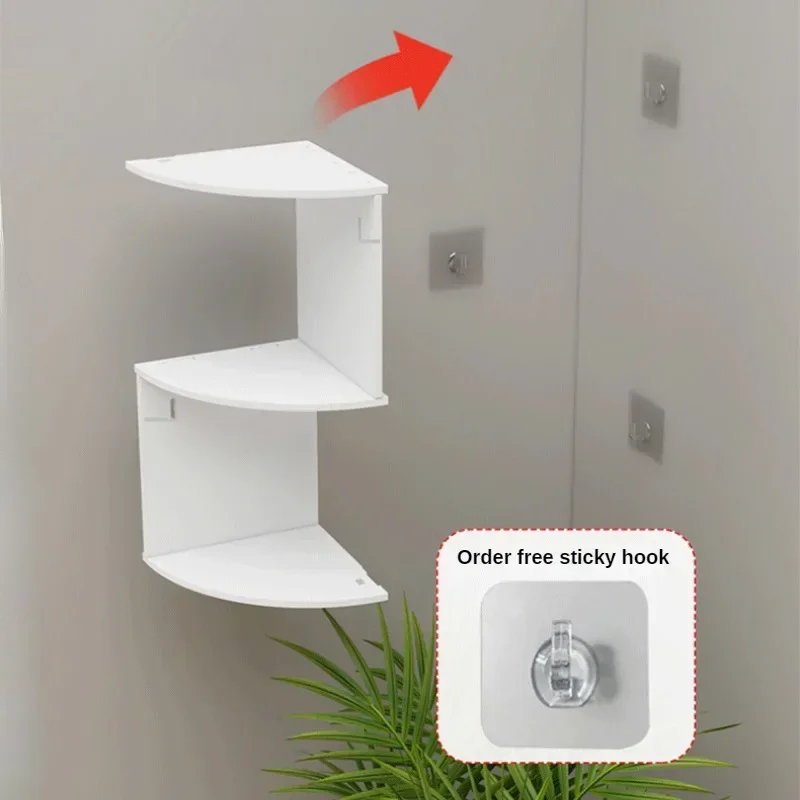 Simple Wall Shelf Bookshelf Wooden Multi-layer Wall Storage Rack Hanging Decorative Bedroom Living Room Partition Shelf