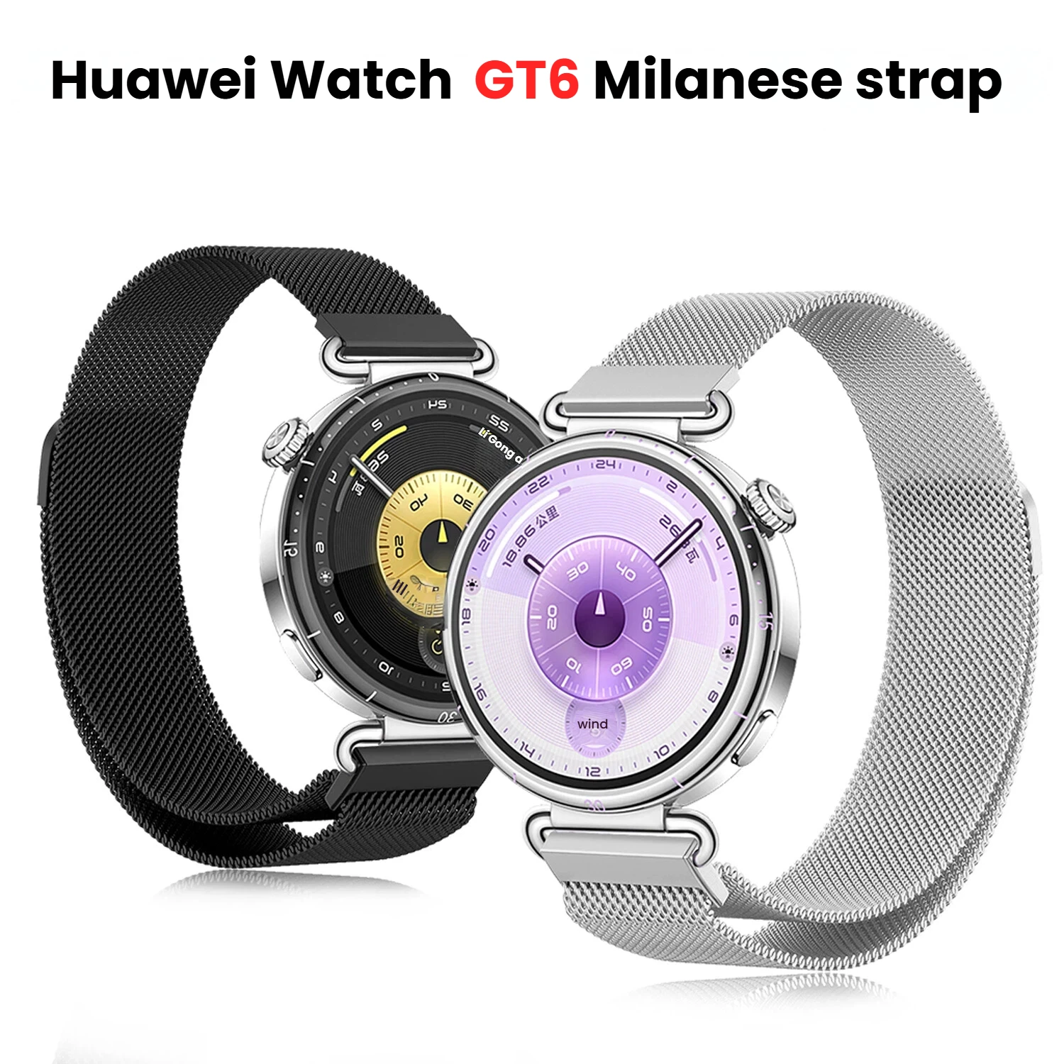 Milanese Loop Magnetic Strap - Fashion Wristband, 18mm