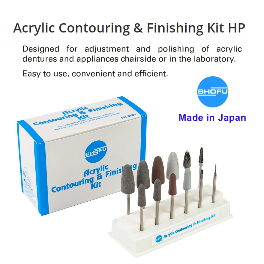 DentalLabToolsAcrylicPolishersShofuAcrylicContouringand