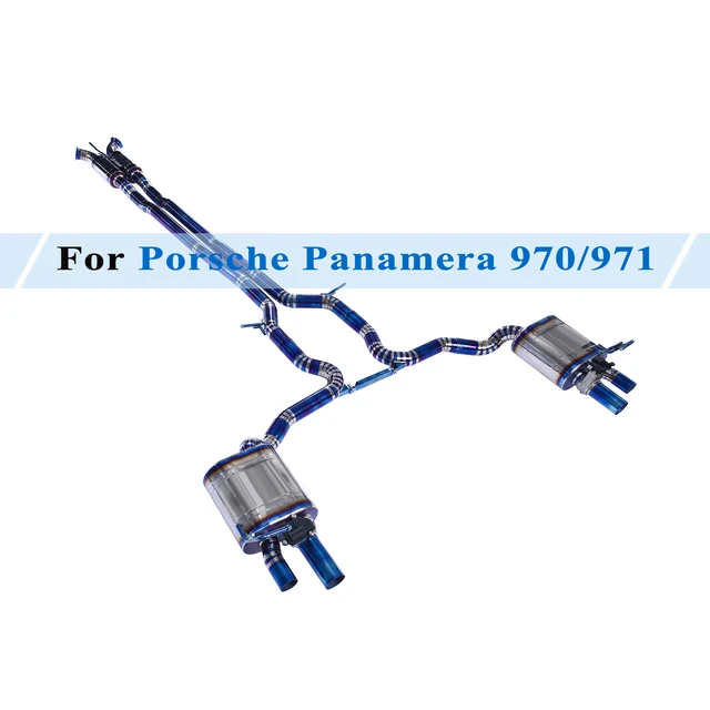 Exhaust System for 2010-2023 Porsche Panamera 970 971 2.9T 3.0T 3.6L 4.8T Performance Muffler Resonator Electric Valves