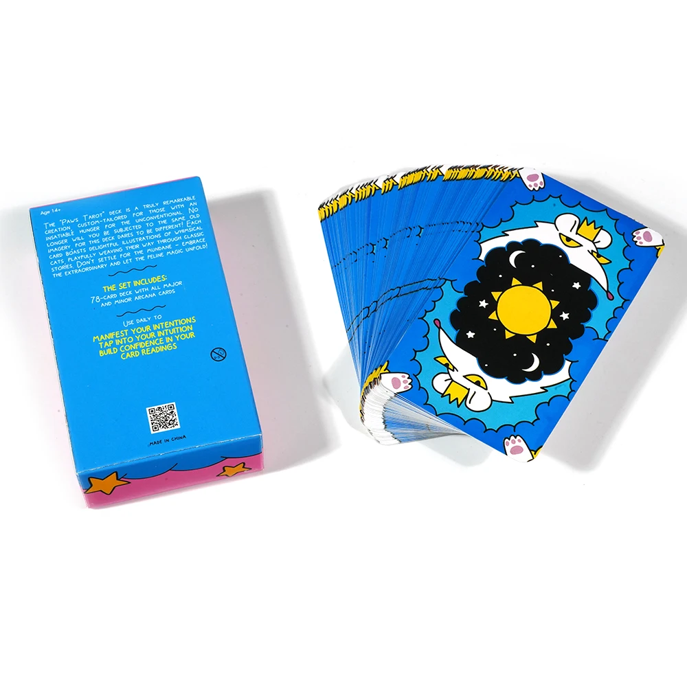 Paws Tarot Future In Your Paws 78 Cards Cat Tarot Deck for Cat Lovers and Tarot Enthusiasts Cute Tarot 6