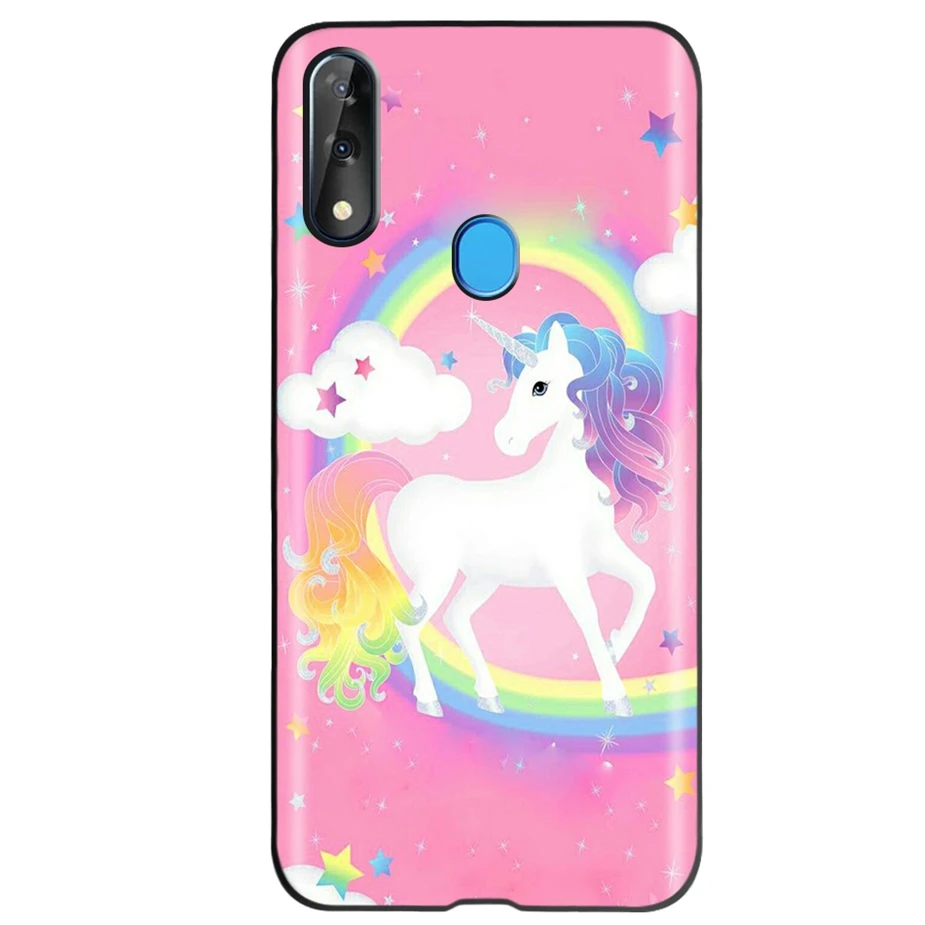 Cute Painted Soft Silicone Phone Case with Matte Bumper Back Cover