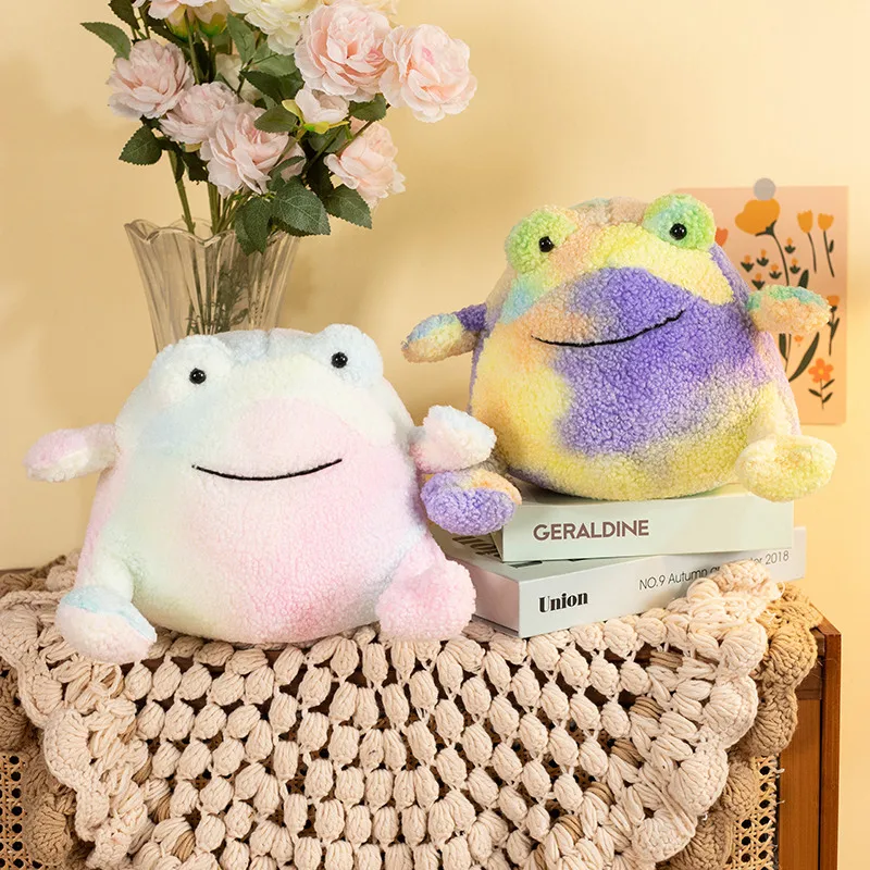 Soft Colorful Frog Plush Toys Smile Ricky Rain Frog Stuffed Animal Plushie  Doll Kids Gift Room Decoration Photo Props - AliExpress