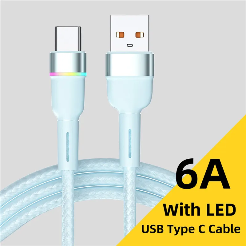 

USB-кабель для iPhone 15/Xiaomi/Huawei Poco/Samsung S22, 120 Вт