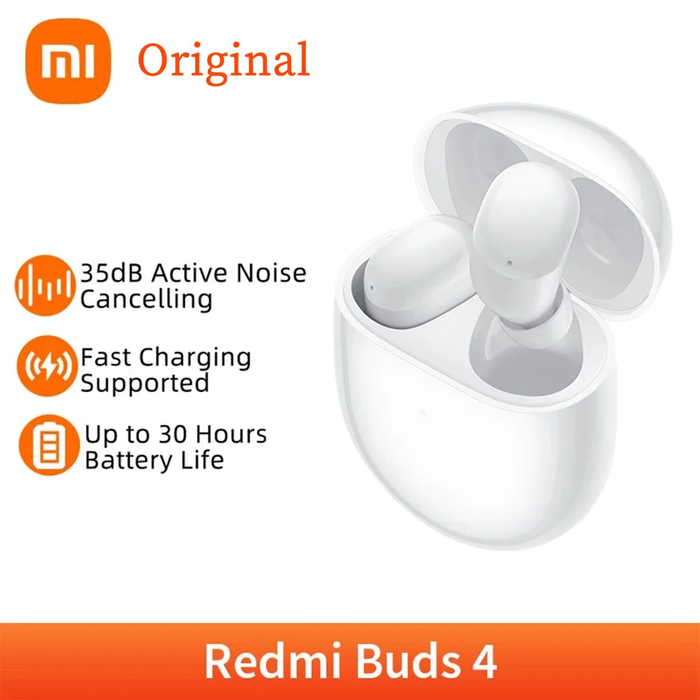 Global Version Xiaomi Redmi Buds 4 Active TWS Active Noise Cancelling  Bluetooth 5.3 Wireless Earphone Waterproof Sport Headphone - AliExpress