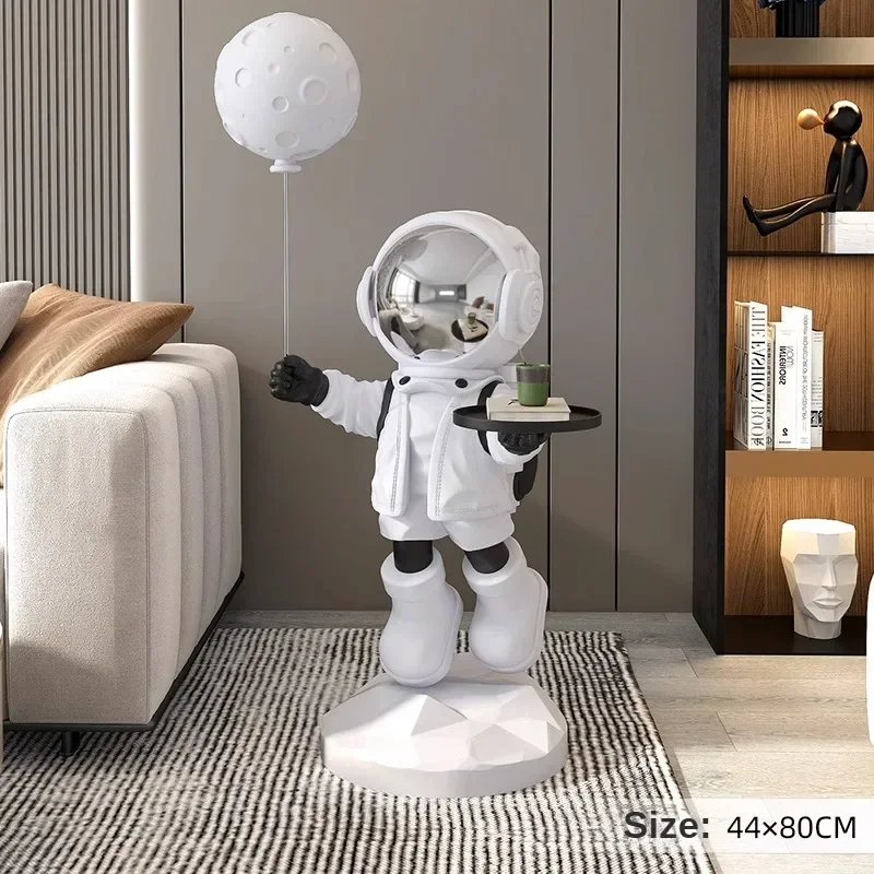 Large Astronaut Astronaut Floor-standing Ornaments, Opening Gifts, Lamps, Home TV Cabinets, Light Luxury Decorations 4