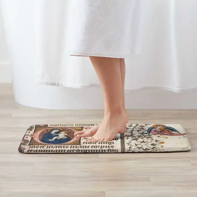 Medieval Book 3D Soft Non-Slip Mat Rug Carpet Foot Pad