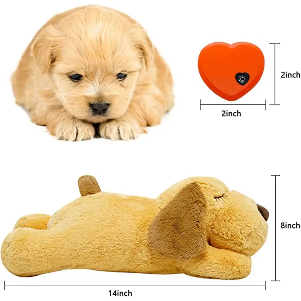 Heartbeat Puppy Behavioral Training Toy Pet Comfortable Snuggle Anxiety  Relief Sleep Aid Doll Dog Interactive Plush Toys - AliExpress