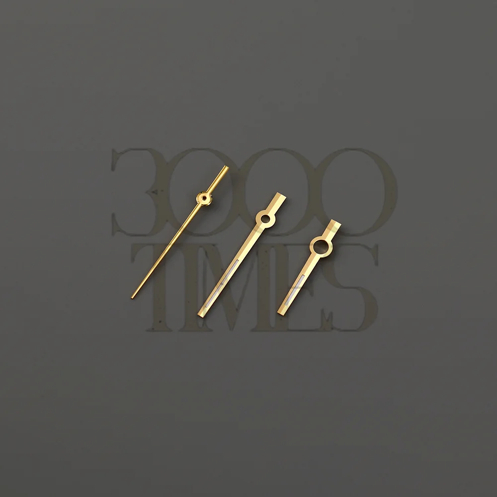 High Quality Gold Silver Rose Gold Stainless Steel Green Luminous Watch Hand Fit For RLX 2834 Automatic Movement