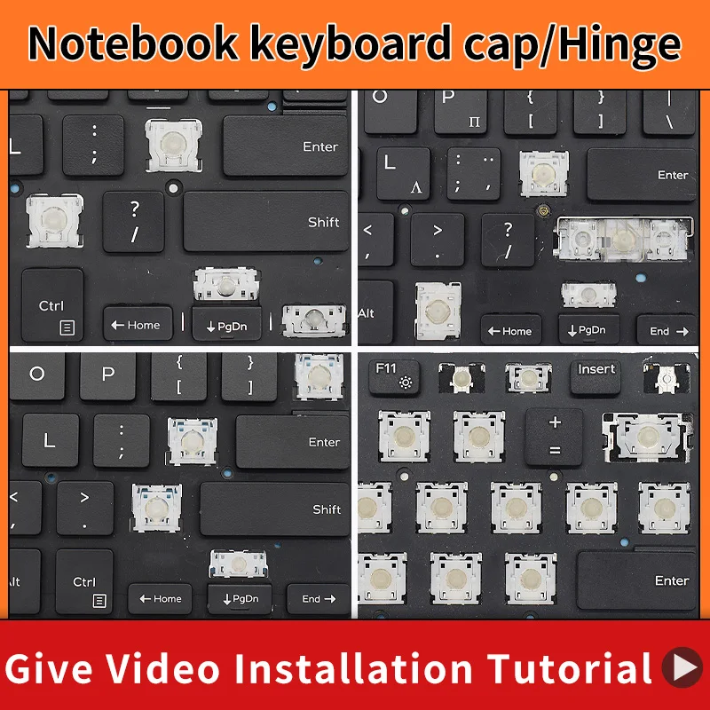 Sostituzione Keycap Key Cap Cerniera Per Dell Inspiron 13 5368 5378 5578 7368 7378 14 7460 7466 7467 15 7560 7569 7579 Tastiera
