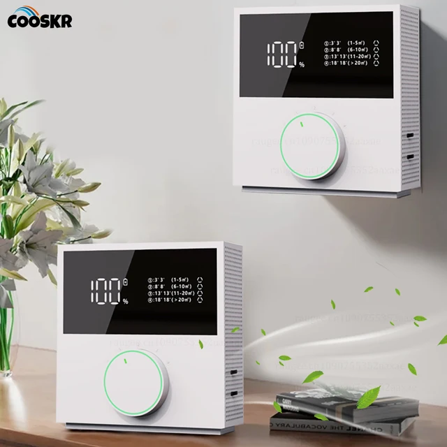 Air Purifier Portable Air Purifier for Home Negative Ion Generator Ionic Air Freshener Ozone Generator for Bedroom Toilet 1