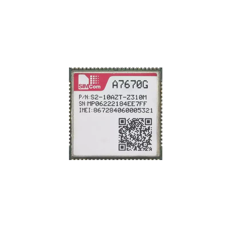 

SIMCom A7670G LLSE LABE LCC+LGA LTE CAT 1 4G Module LTE-FDD/TDD/GSM/GPRS/EDGE A7670