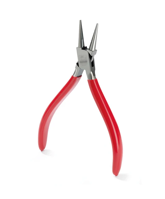 Kit Pinze Per Gioielli 4 Pezzi - Naso Piatto, Rotondo, A Catena + Ganasce Nylon - Foto 3